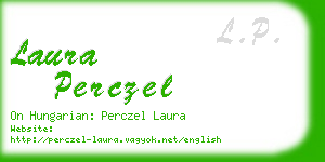 laura perczel business card